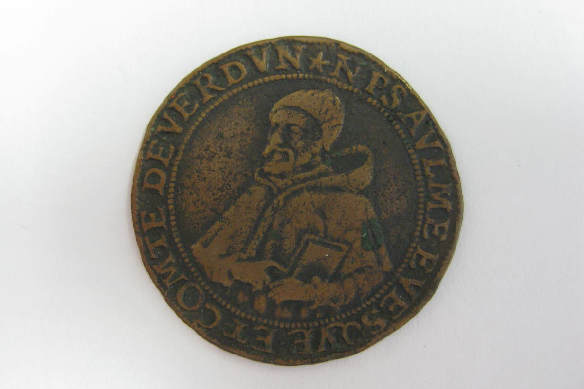 Jeton de compte à l’effigie de Nicolas Psaume, 1575, cuivre (inv.V.126)