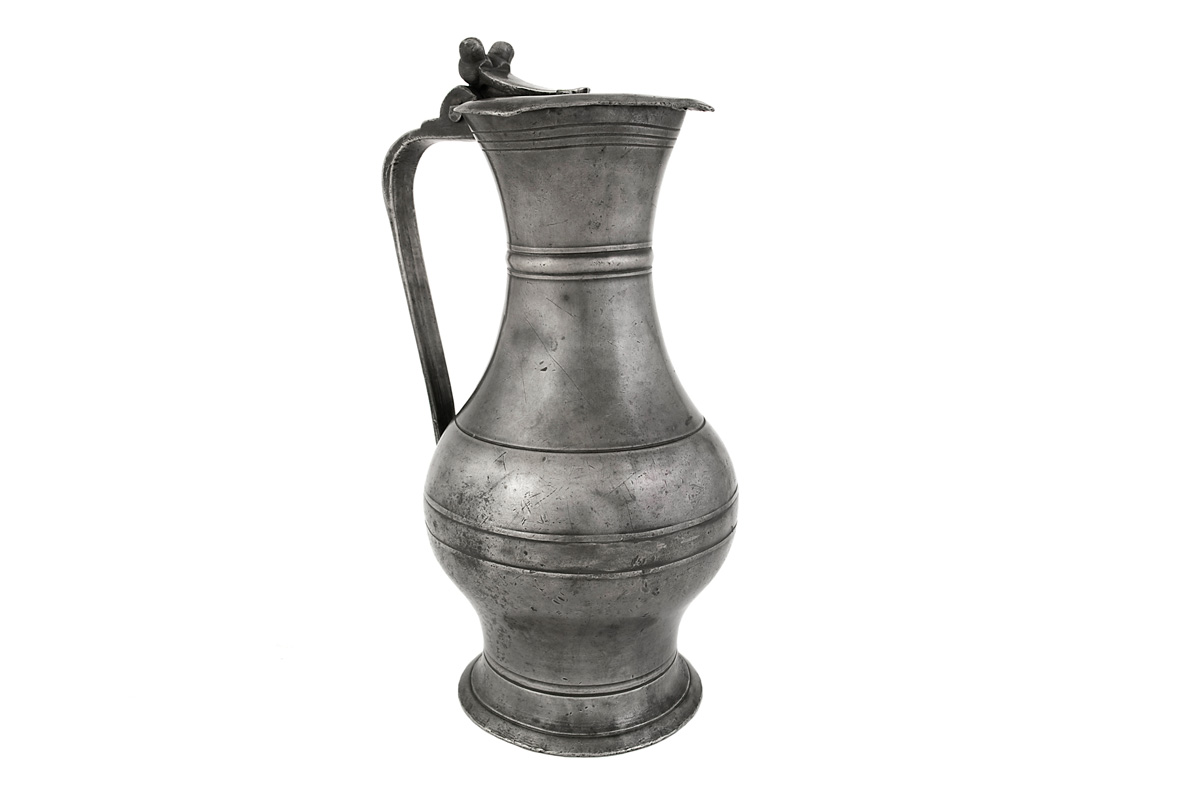 Pichet, Jacques DOMANGEOT, Verdun, étain vers 1660-1691 (inv.2017.1.1)