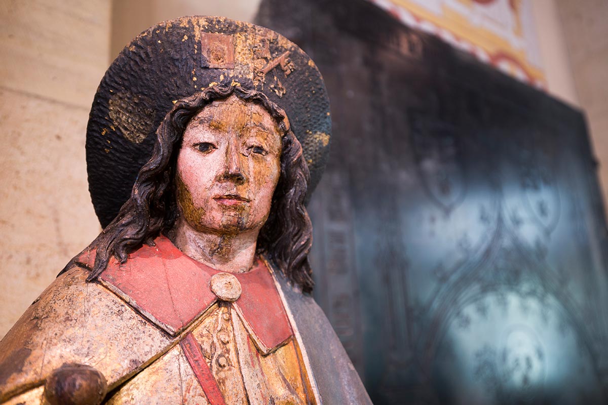 <i>Saint Roch</i>, bois peint, XVIe siècle (inv.85.4.111)