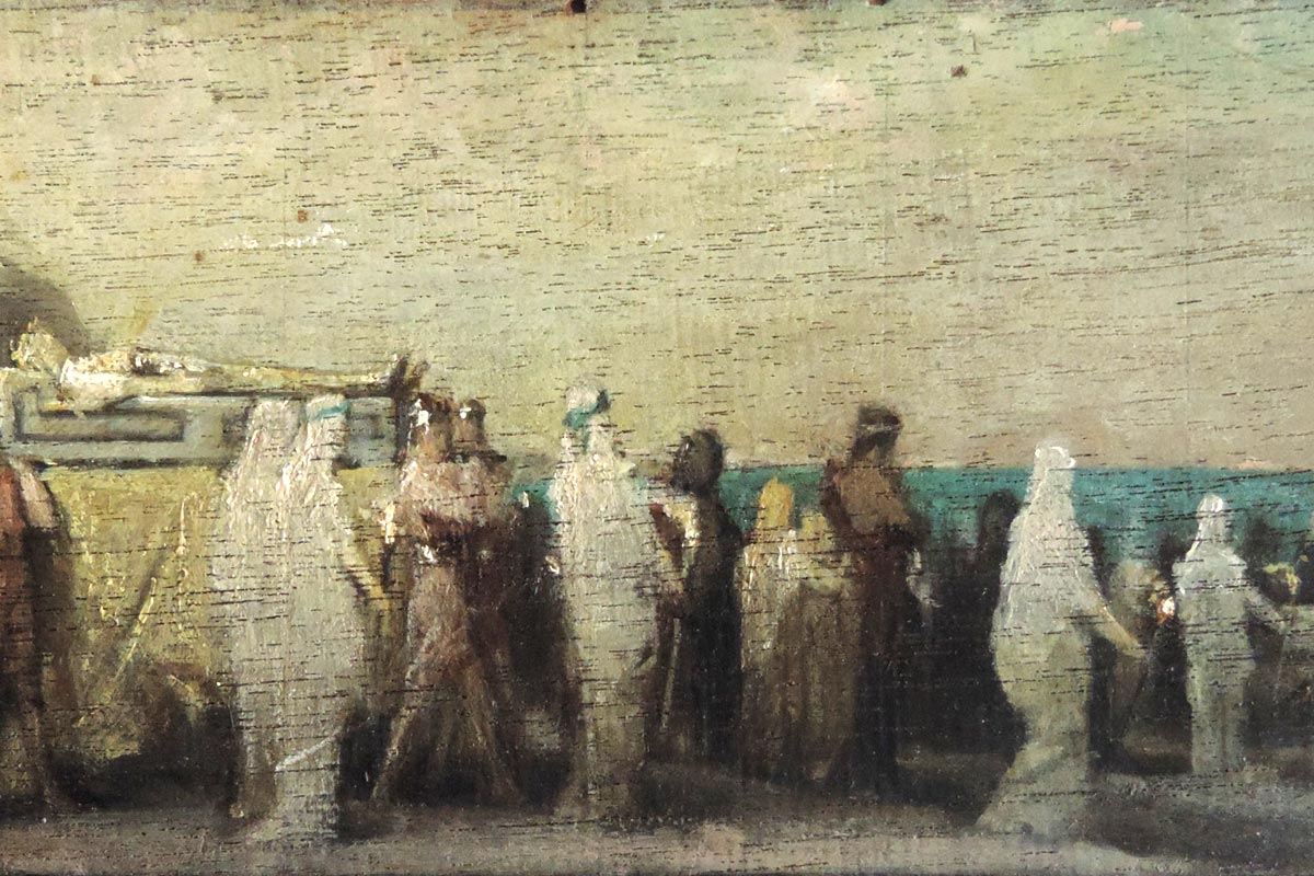 Quatre peintures d’Hector Leroux (1829-1900) (inv. 2019.5.1 à 2019.5.4)
