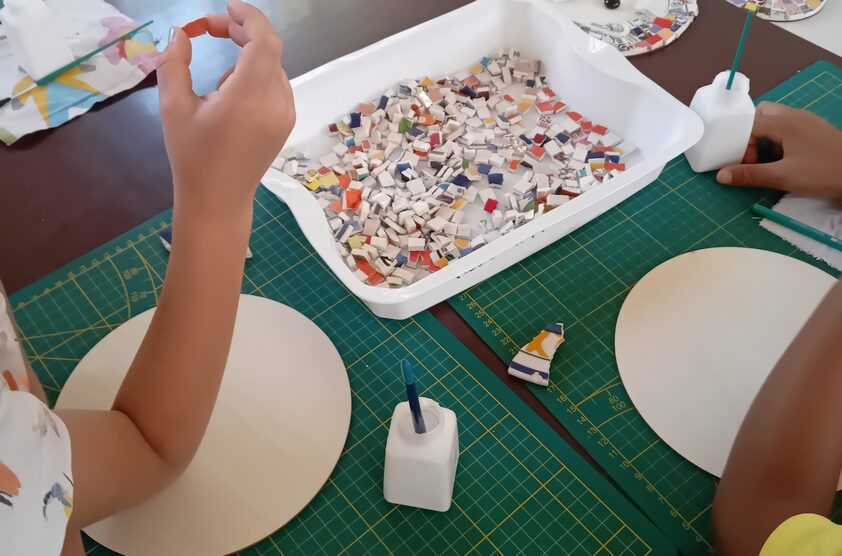 Visite-atelier « Petits carreaux »