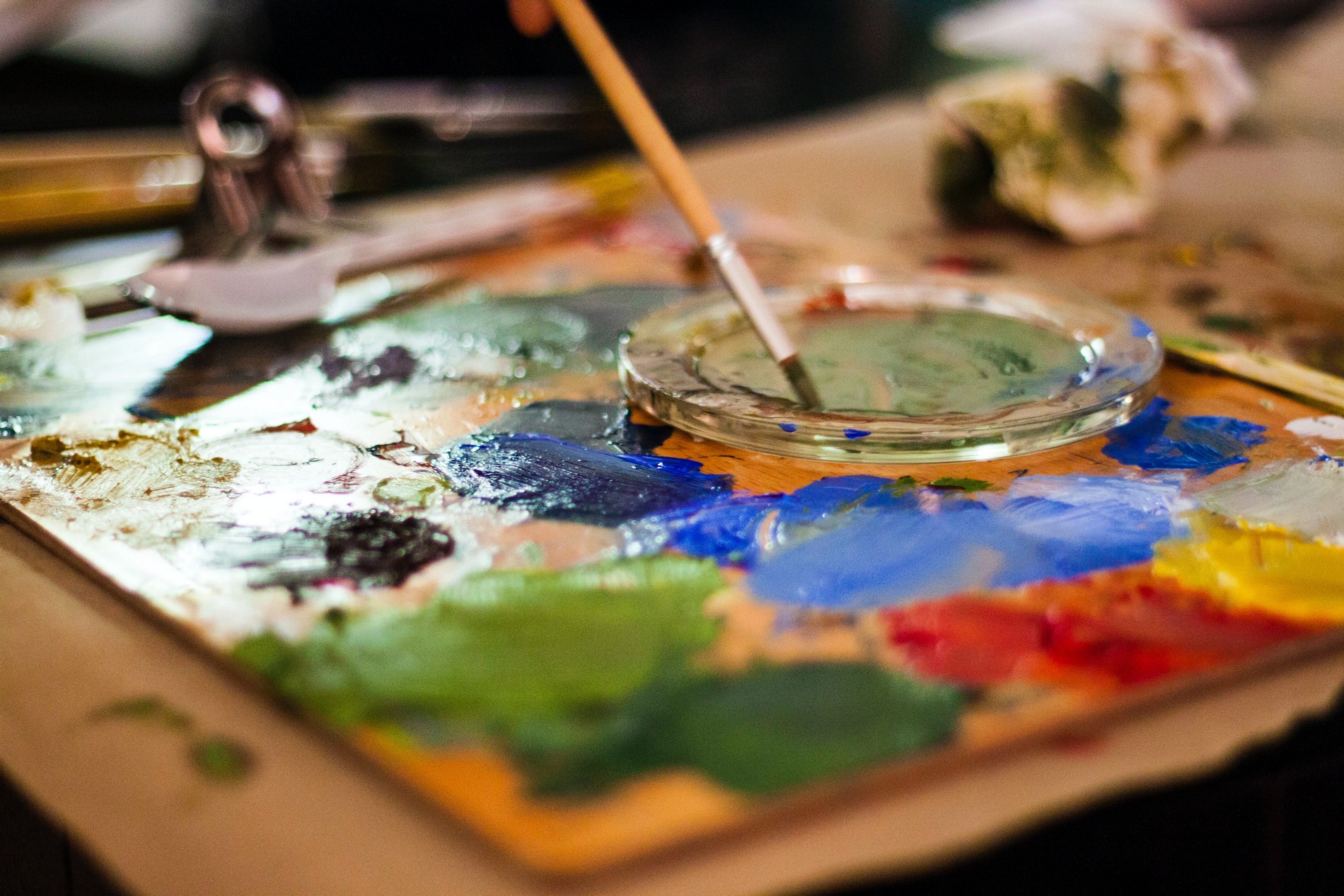 Visite-atelier « Palette d’artiste »