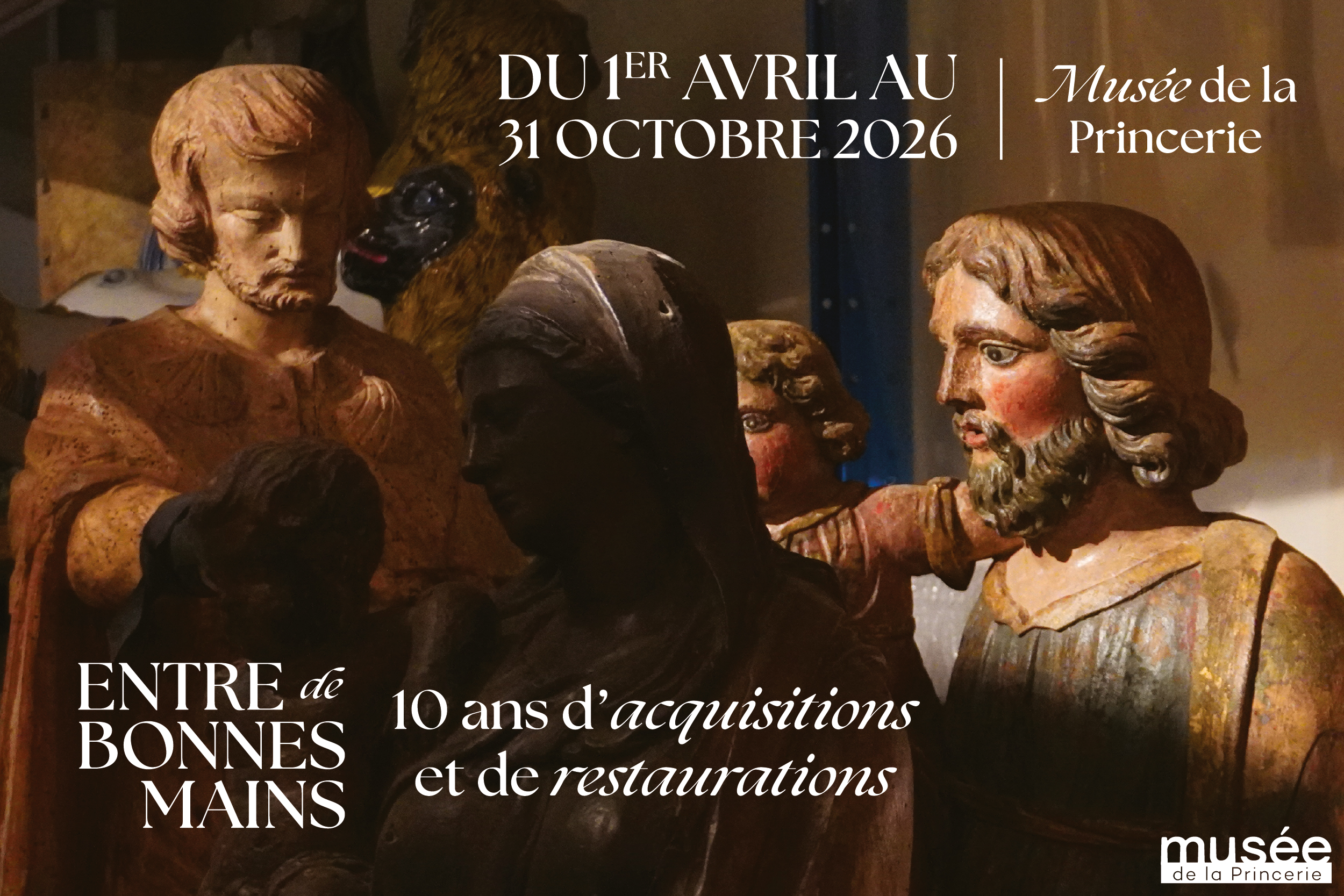 Exposition temporaire « Entre de bonnes mains : dix ans d&rsquo;acquisitions et de restaurations »